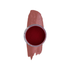 Pot of Berry Red Nail Dipping powder on a white background