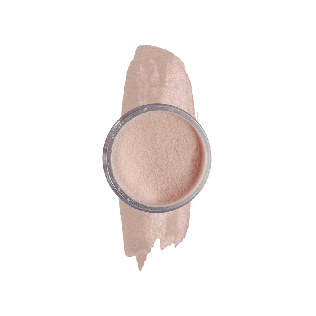 Pot of Petal Blush Pink Nail Dipping powder on a white background