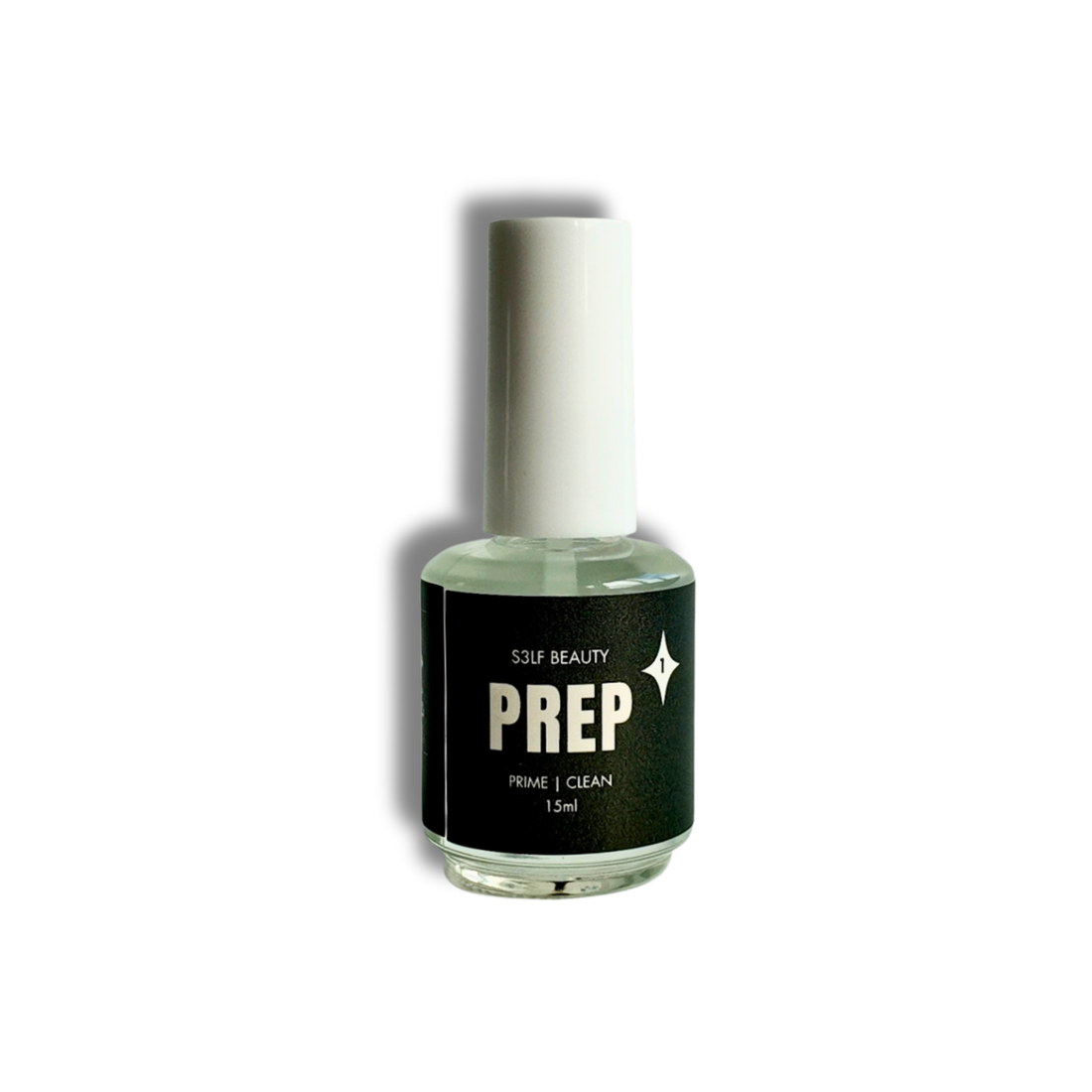 Nail polish bottle labeled &